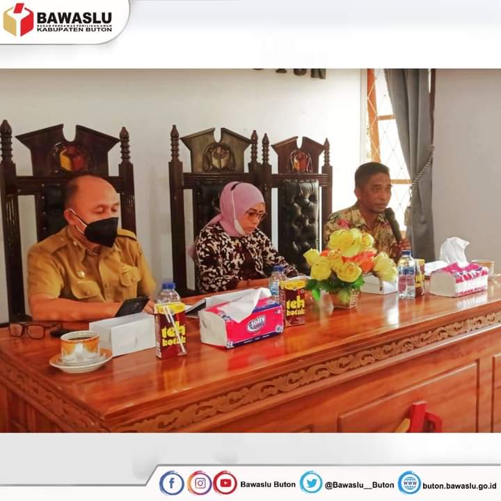 Bawaslu Kabupaten Buton adakan Rapat Evaluasi Pengawasan daftar Pemilih Berkelanjutan
