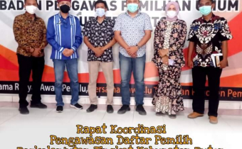 Perkuat Sinergitas dalam rangka Jaga Hak Pilih, Bawaslu adakan Rapat Koordinasi Pemutakhiran Daftar Pemilih Berkelanjutan (DPB)